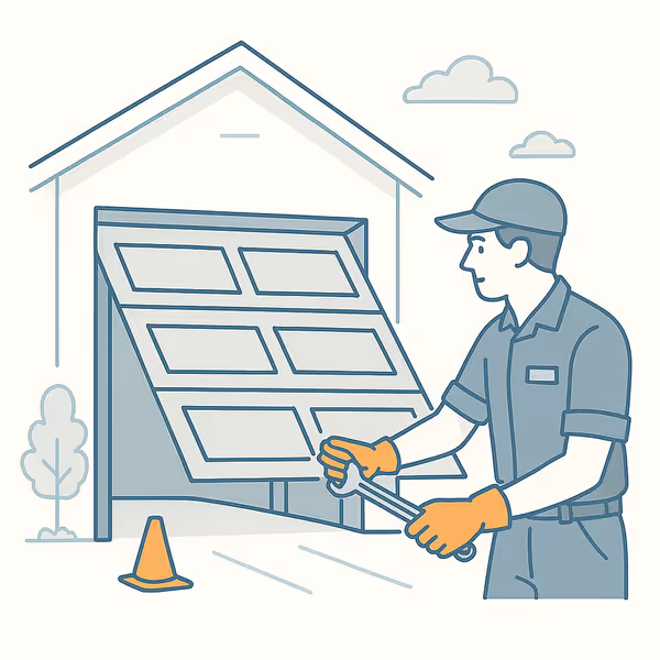 Off-Track Door Emergency - Emergency garage door service in Calgary