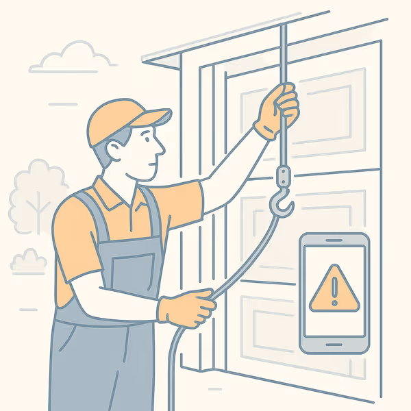 Cable Replacement - garage door service in Calgary